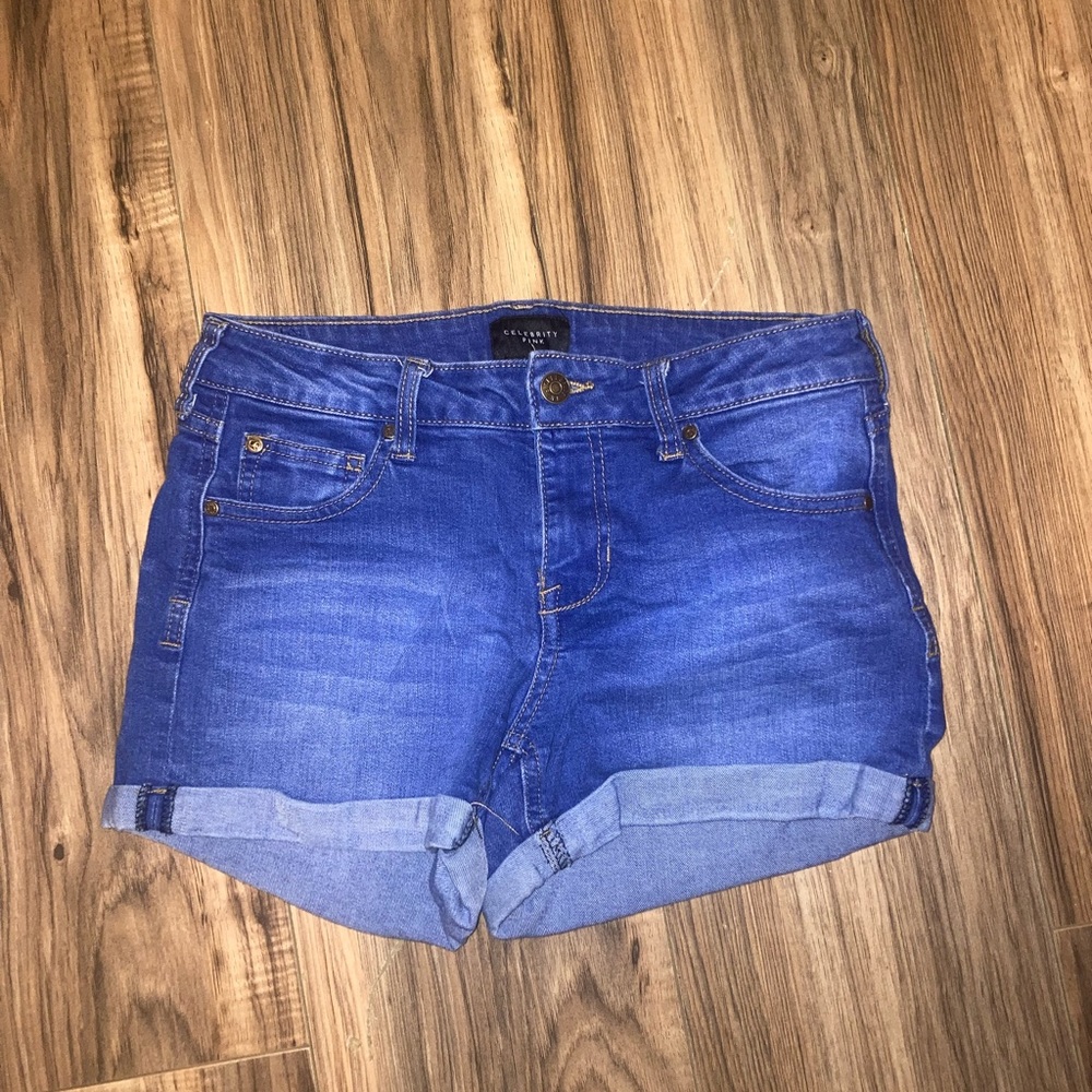 Celebrity Pink Jean Shorts